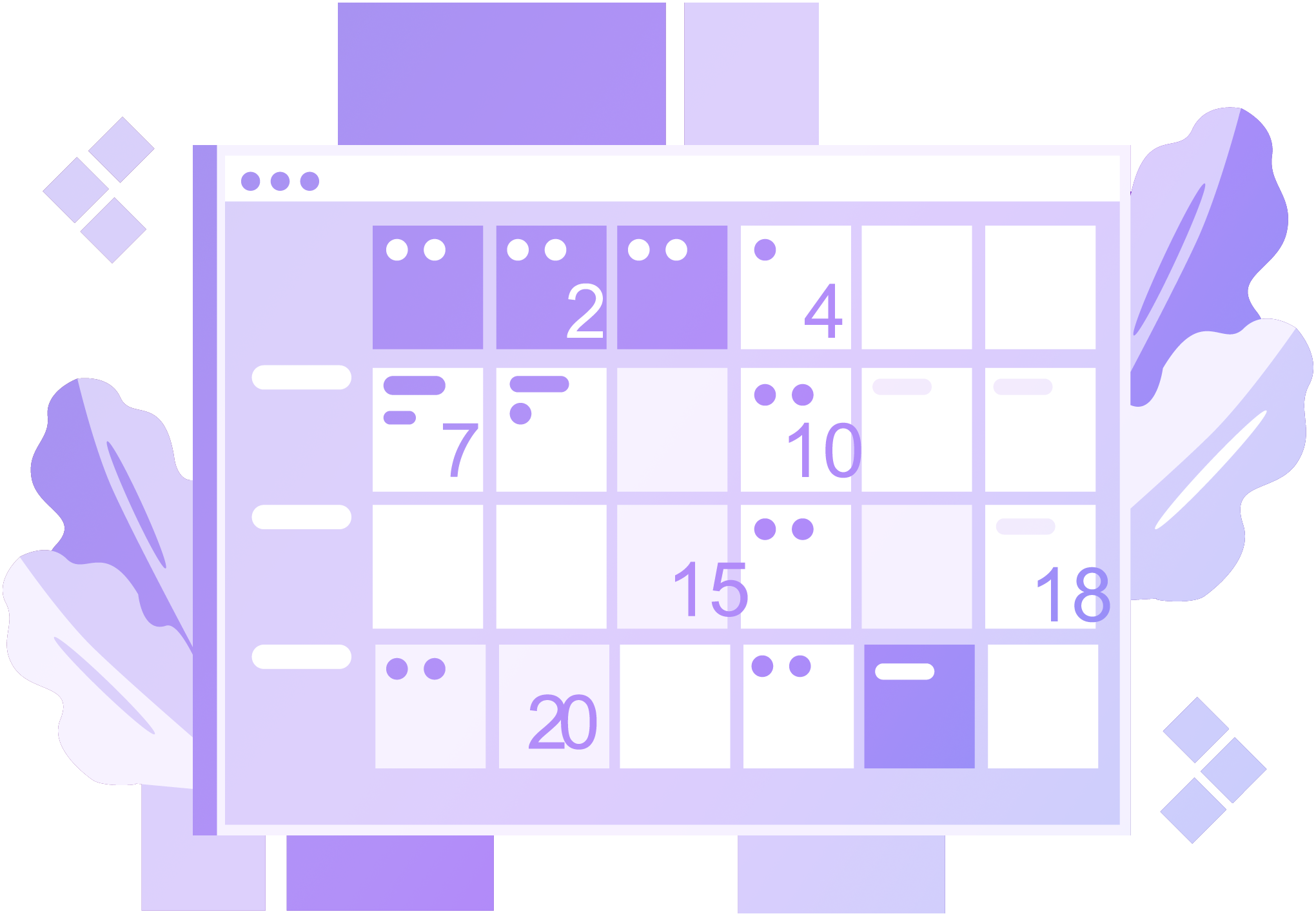 cartoon calendar